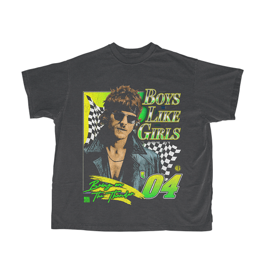 Official Boys Like Girls Merchandise. 100% cotton unisex t-shirt with a classic fit featuring the nascar design.